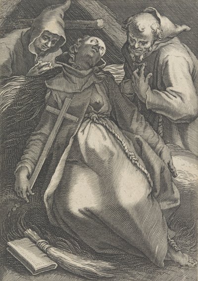 Sancta Euphrolyna，来自女隐士系列，1600-1633年 作者 亚伯拉罕·布洛玛特（Abraham Bloemaert）