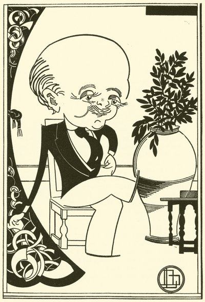 Max Beerbohm (石版画) 作者 伯恩·林奇（Bohun Lynch）