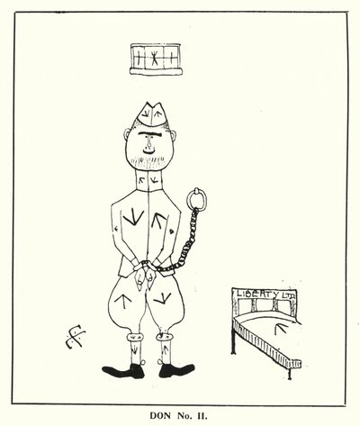 牛津问答》。Don No II (litho) 作者 伯恩·林奇（Bohun Lynch）