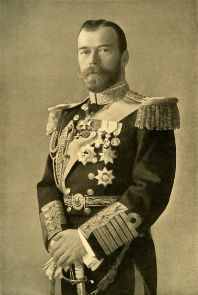 沙皇尼古拉二世》，1910年代，1920年。   作者 布瓦松和艾格勒