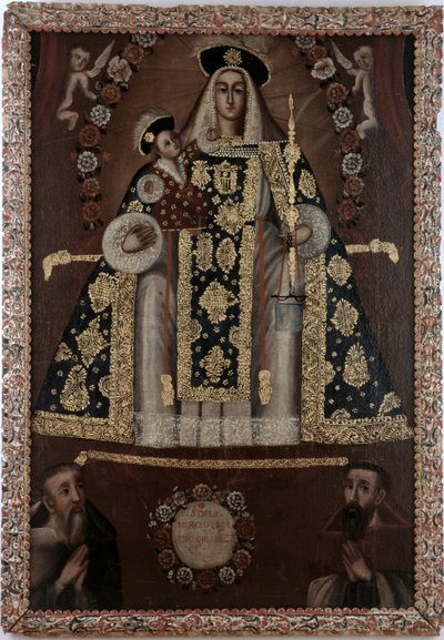 怜悯圣母，La Peregrina 作者 玻利维亚学校