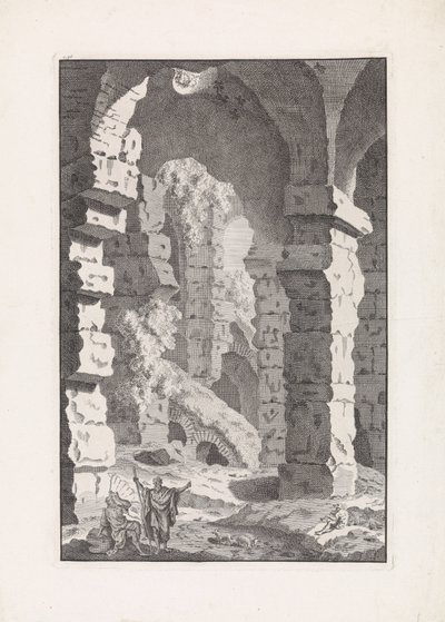 废墟中的音乐牧羊人
Reliquiae antiquae urbis Romae（系列名称） 作者 Bonaventure van Overbeek