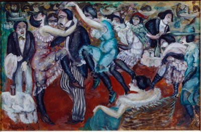 "唱歌的咖啡馆》--鲍里斯-德米特里耶维奇-格里戈里耶夫（1886-1939 年）的绘画作品 作者 鲍里斯·德米特里耶维奇·格里戈里耶夫