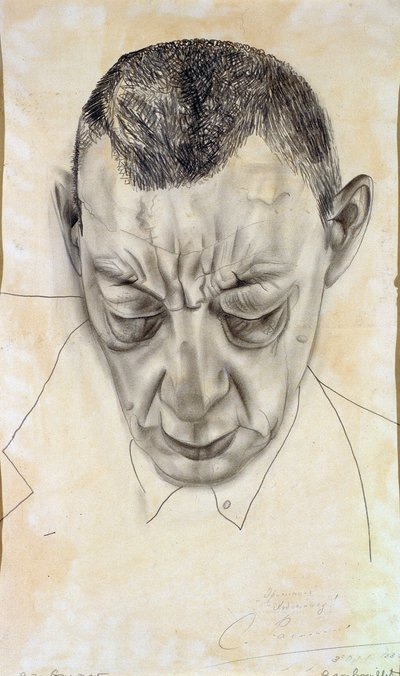 作曲家谢尔盖·拉赫玛尼诺夫（Sergei Rakhmaninov）的肖像1873-1943，1930年 作者 鲍里斯·德米特里耶维奇·格里戈里耶夫