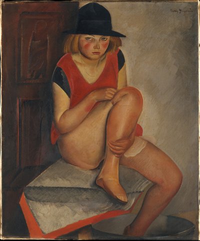 该模型，约1926年 作者 鲍里斯·德米特里耶维奇·格里戈里耶夫