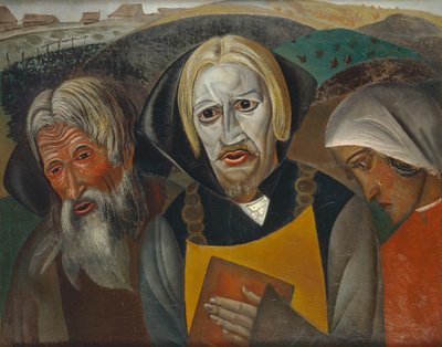 瓦西里·卡恰洛夫（Vasili Kachalov）饰沙皇费奥多·约安诺维奇（Tsar Fyodor Ioannovich），1923年 作者 鲍里斯·德米特里耶维奇·格里戈里耶夫