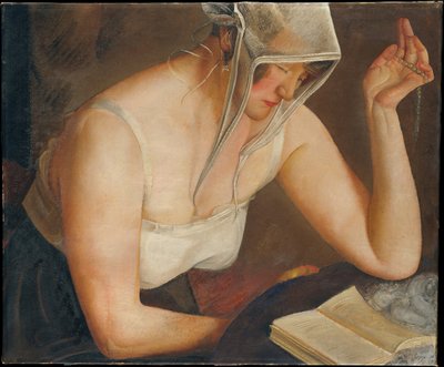 女人读书c。 1922年 作者 鲍里斯·德米特里耶维奇·格里戈里耶夫