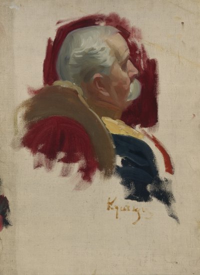 彼得·亚历山德罗维奇·萨布罗夫（Peter Alexandrovich Saburov）肖像（1835-1918，1902-1903） 作者 鲍里斯·米哈伊洛维奇·库斯托季耶夫