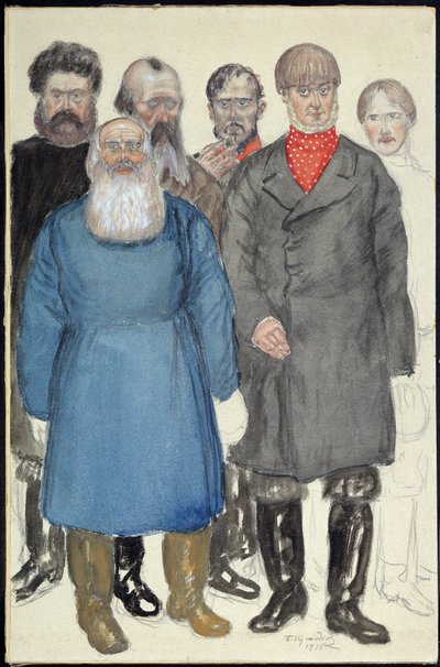 Projet de costumes pour la piece de theatre Loups et Brebis d