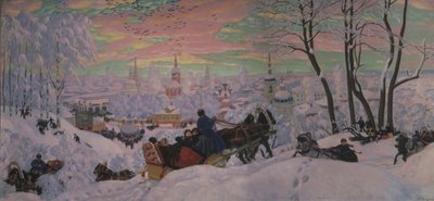 rov悔节，1916年 作者 鲍里斯·米哈伊洛维奇·库斯托季耶夫