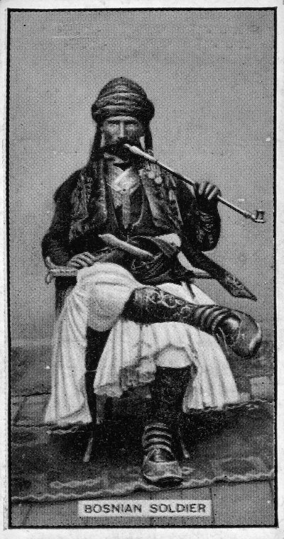 波斯尼亚士兵，来自19世纪后期的照片 作者 波斯尼亚摄影师