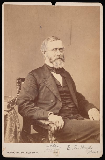 Ebenezer Rockwood Hoar 1816-1895年的肖像，1895年之前。 作者 布雷迪的国家摄影肖像画廊