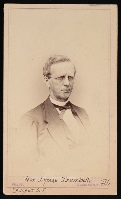 莱曼-特伦布尔1813-1896年的肖像，1862年至1869年之间。 作者 布雷迪的国家摄影肖像画廊