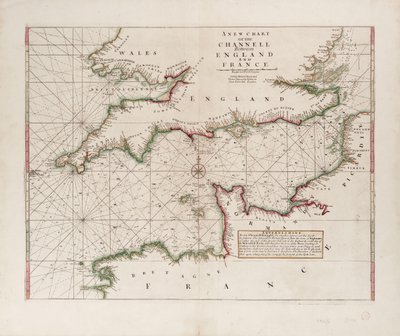 英法之间的英吉利海峡图 作者 英国学校
