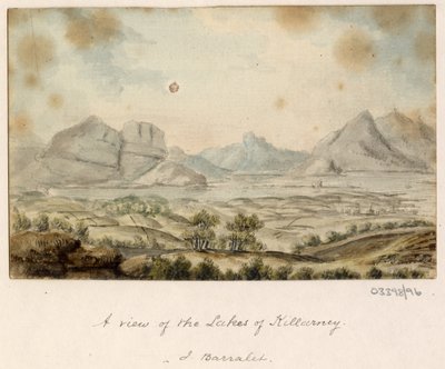 一系列素描，1772-1778 年英国、欧洲大陆和美洲的风景（水彩画） 作者 英国学校