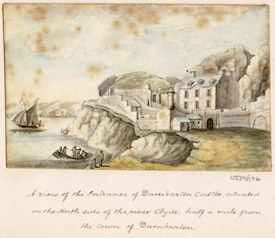 一系列素描，1772-1778 年英国、欧洲大陆和美洲的风景（水彩画） 作者 英国学校