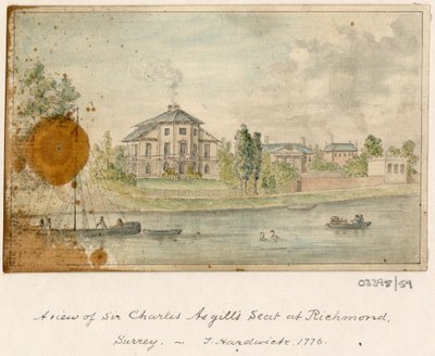 一系列素描，1772-1778 年英国、欧洲大陆和美洲的风景（水彩画） 作者 英国学校