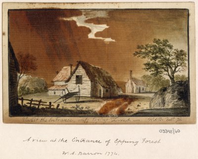 1772-1778 年英国、欧洲大陆和美洲的一系列素描、风景（水彩画） 作者 英国学校