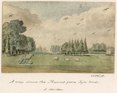 一系列素描，1772-1778 年英国、欧洲大陆和美洲的风景（水彩画） 作者 英国学校