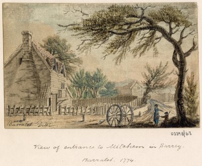 1772-1778 年英国、欧洲大陆和美洲的一系列素描、风景（水彩画） 作者 英国学校