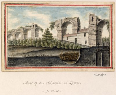 一系列素描，1772-1778 年英国、欧洲大陆和美洲的风景（水彩画） 作者 英国学校