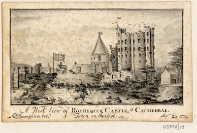 一系列素描，1772-1778 年英国、欧洲大陆和美洲的风景（水彩画） 作者 英国学校