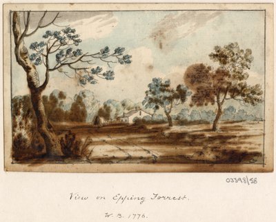 1772-1778 年英国、欧洲大陆和美洲的一系列素描、风景（水彩画） 作者 英国学校