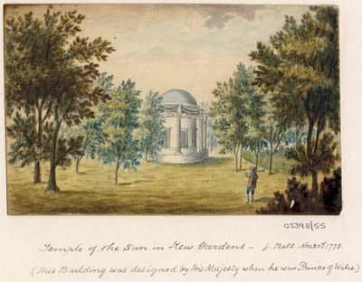 一系列素描，1772-1778 年英国、欧洲大陆和美洲的风景（水彩画） 作者 英国学校