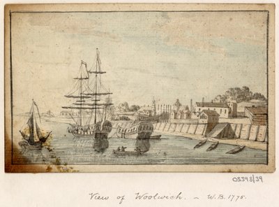 一系列素描，1772-1778 年英国、欧洲大陆和美洲的风景（水彩画） 作者 英国学校