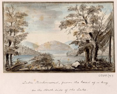 1772-1778 年英国、欧洲大陆和美洲的一系列素描、风景（水彩画） 作者 英国学校