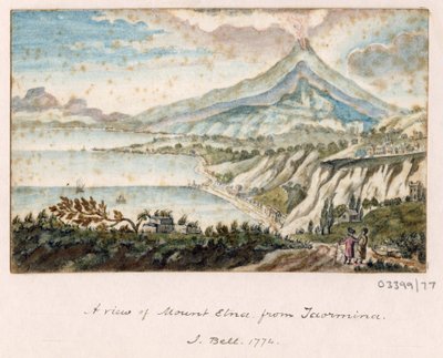 一系列素描，1772-1778 年英国、欧洲大陆和美洲的风景（水彩画） 作者 英国学校