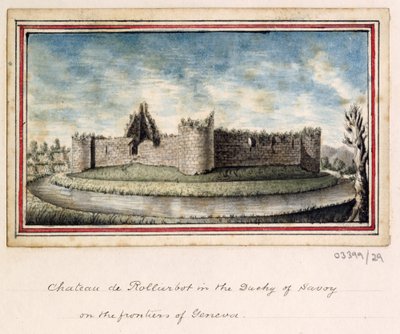 1772-1778 年英国、欧洲大陆和美洲的一系列素描、风景（水彩画） 作者 英国学校