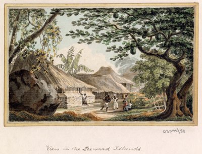 一系列素描，1772-1778 年英国、欧洲大陆和美洲的风景（水彩画） 作者 英国学校
