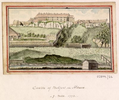 一系列素描，1772-1778 年英国、欧洲大陆和美洲的风景（水彩画） 作者 英国学校