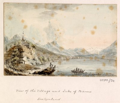 1772-1778 年英国、欧洲大陆和美洲的一系列素描、风景（水彩画） 作者 英国学校