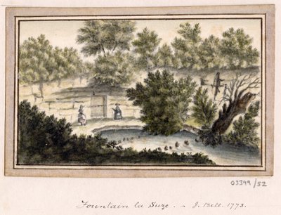 1772-1778 年英国、欧洲大陆和美洲的一系列素描、风景（水彩画） 作者 英国学校