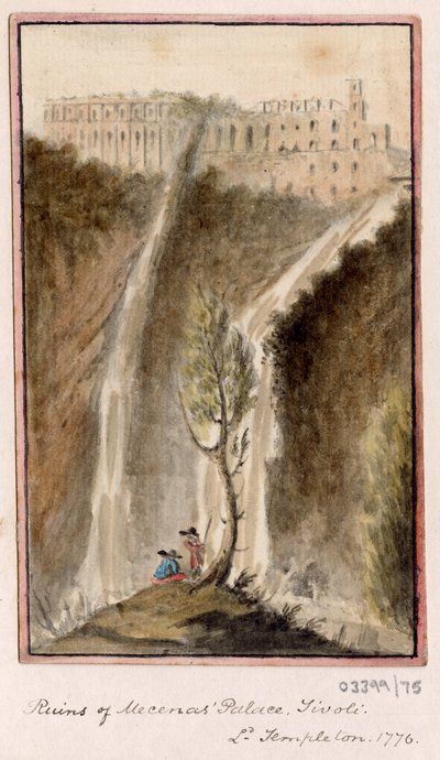 1772-1778 年英国、欧洲大陆和美洲的一系列素描、风景（水彩画） 作者 英国学校