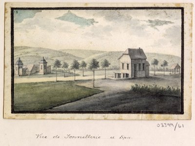 一系列素描，1772-1778 年英国、欧洲大陆和美洲的风景（水彩画） 作者 英国学校