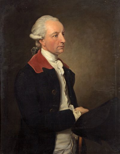 海军上将罗德尼勋爵，1768年 作者 英国学校
