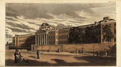 1816 年的贝斯莱姆精神病院或疯人院 作者 英国学校