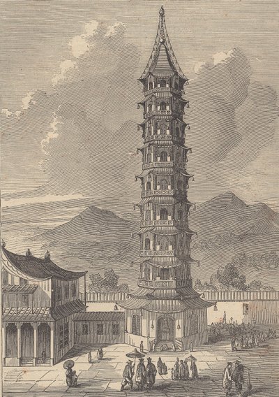 南京瓷塔（雕刻） 作者 英国学校