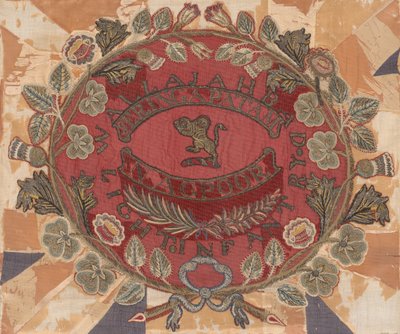 马德拉斯第 23 或 Wallajabad 轻步兵团第二或团部色彩中心 作者 英国学校