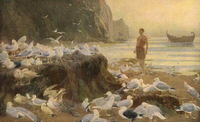 《旧世界流浪者》，1887年，c1930年。 作者 英国人里维耶尔