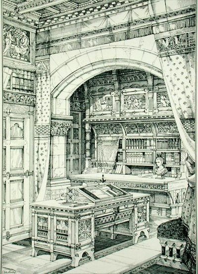 研究，摘自《古代和现代家具实例》，作者布鲁斯-塔尔伯特 作者 布鲁斯·詹姆斯·塔尔伯特