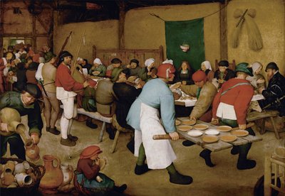 农民婚礼，约1568年 作者 布吕格尔