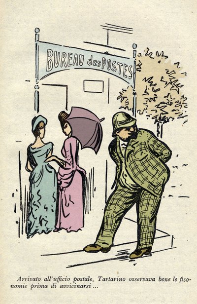 塔塔林在邮局附近研究相术 作者 布鲁尼 布鲁尼