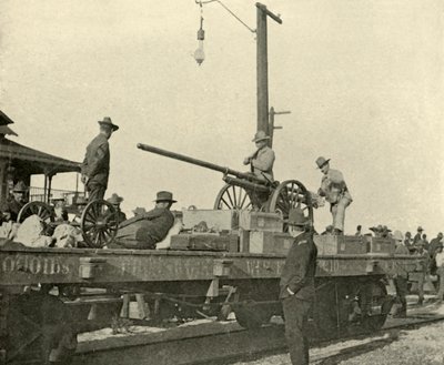 1898年6月，美利坚合众国战争，博罗中士和炸药枪，1899年。 作者 伯尔·麦金托什