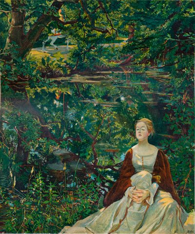 摘自Byam Shaw的绘画，大约于1899年 作者 约翰·比亚姆·利斯顿·肖