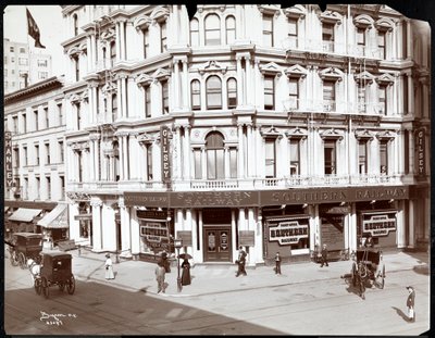 Gilsey House，Broadway和29th Street，New York，1906（银色明胶印刷） 作者 拜伦公司