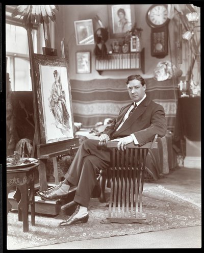 Harrison Fisher先生，1905年（银色明胶印刷） 作者 拜伦公司